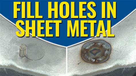 patching holes in sheet metal|patching holes in stainless steel.